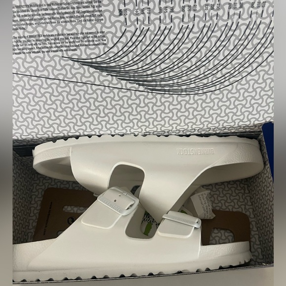 Brand new White Arizona Birkenstocks - Picture 4 of 5